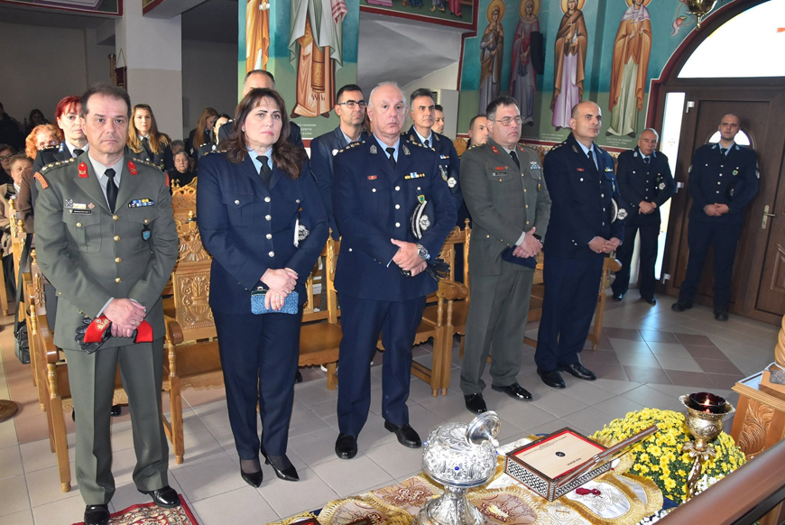 Ο εορτασμός της «Ημέρα της Αστυνομίας» στον ιερό ναό Αγίων Βασιλείου, Νικολάου & Αρτεμίου