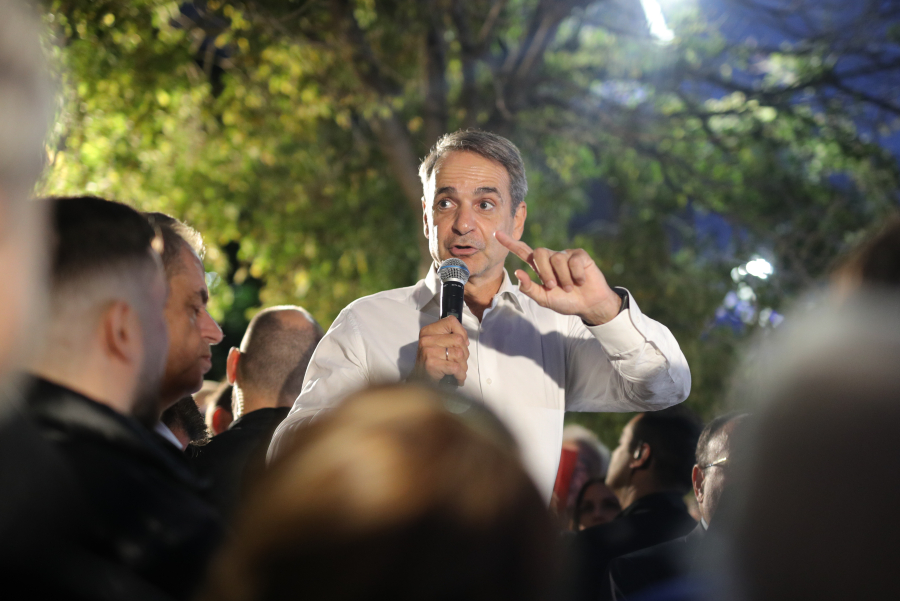 Το μεσημέρι της Τρίτης 27 Οκτωβρίου ο Κυριάκος Μητσοτάκης θα μιλήσει στο Νέο Αγιονέρι