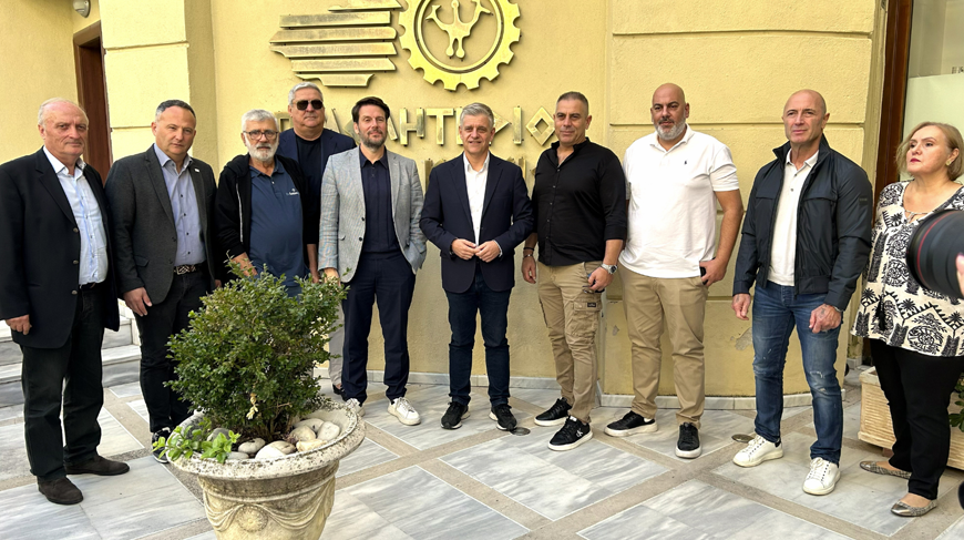Επίσκεψη Αν. Περιφερειάρχη Κεντρικής Μακεδονίας Κωνσταντίνου Γιουτίκα στο Επιμελητήριο Κιλκίς